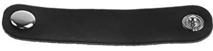rockible 10 Stücke Damen Elegante Lederschnalle Schal Clips Schal Schnalle Ringe Hijab, schwarz