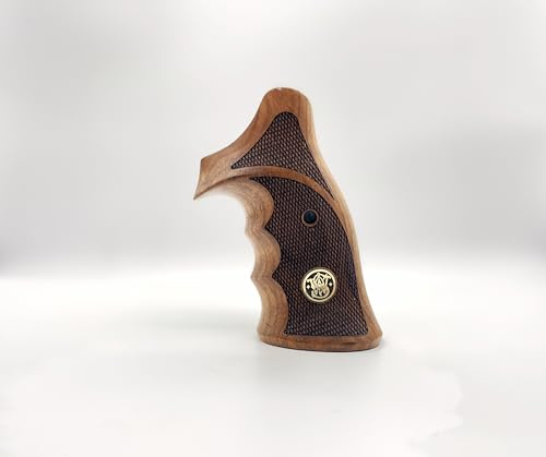 Deep Grips Brand Smith Wesson K/L/X Frame Round Butt 460V / 460XVR / 500 Spezielle Walnussgriffe