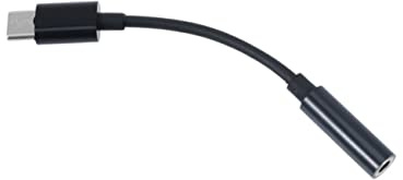 Gadpiparty Adaptateur Audio USB-c Mâle vers Prise Jack 3,5 Mm Femelle pour Écouteurs, Connecteur Réversible, Câble Léger Noir, Compatible Casques Mobiles et Ordinateurs, Usage Portable