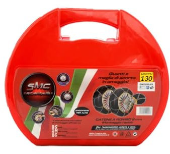 Catene da Neve OMOLOGATE O-Norm TUV SMC 9mm per Pneumatici GOMME 215/65 R 17