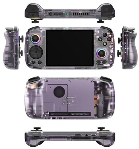 RG406H Console di gioco retrò 128 GB TF Card 4000+ giochi, 4 pollici Android 13 processore Unisoc T820 8 core emulatore videogiochi giocatori regali di Natale per ragazzo ragazze (8+128G) + 128G)