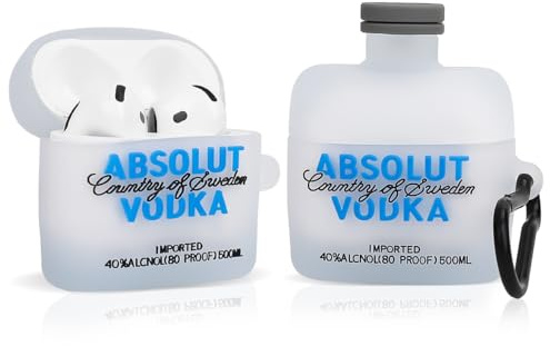 Custodia carina per AirPods di 4a generazione, per auricolari wireless AirPods 4, custodia di ricarica in silicone XMBYGY con motivo cartoni animati, antiurto, protettiva con moschettone, per uomo