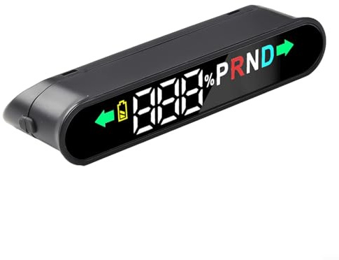 HUD Head-Up Display per Tesla Model 3/Y, tachimetro elettronico, indicatore di marcia, indicatore di marcia alto, promemoria porta parcheggio, facile installazione, impermeabile, sicurezza guida