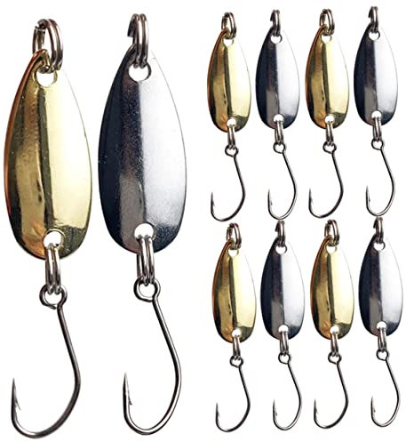 TOYANDONA 16Stücke Lebendige Kunstköder Praktische Sinkende Haken Künstliche Angelhaken Metall Süßwasser Angelwerkzeug für Barschangeln