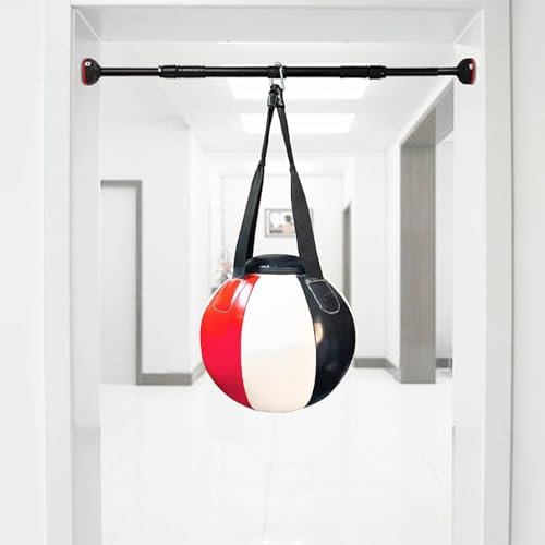 Punchingball Speedball Wandmontierter Boxsack, Reflex-Boxball mit Verstärkter Feder, 8 Kg Kettlebell für Trainer Erwachsene, Zuhause Büro Fitnessstudio(Bar 70-96cm/27.6-37.8 in)
