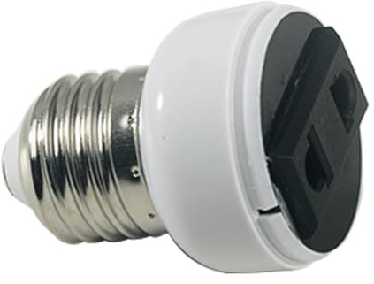 3 Pièces Convertisseur E27 Cache-prises Avec Convertisseur Prise Adaptateur, Douille,Sortie D'ampoule Support De Lampe Brancher Ampoules pour la maison et le studio