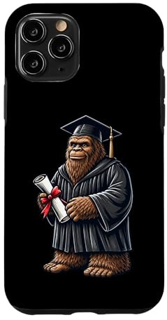 Hülle für iPhone 11 Pro Cute Bigfoot Sasquatch Graduation
