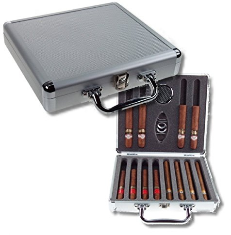 Lifestyle-Ambiente Reisehumidor Alu-Diacut, Cutter 12 inkl Tastingbogen