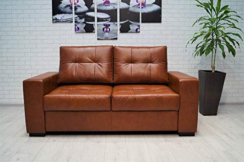 Quattro Meble Echtleder 2,5 Sitzer Sofa Mallorca Pik Extra Breite 175cm Ledersofa Echt Leder Couch große Farbauswahl !!!