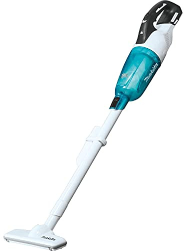 Makita XLC03ZWX4 18V LXT Lithium-Ion Brushless Cordless Vacuum, Trigger W/Lock, Tool Only, White (Renewed)