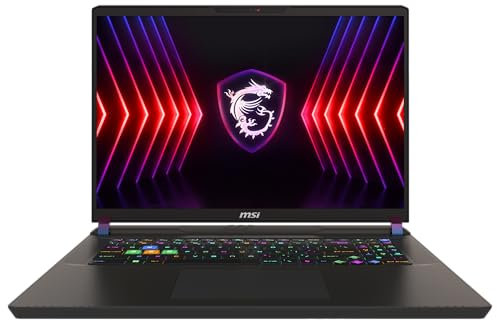 MSI Vector 17 HX, Gaming Laptop, 17,0 QHD+, Intel® Core™ i9 Prozessor 14900HX, 32 GB DDR5-5200 RAM, 1 TB, NVIDIA® GeForce RTX™ 4080, Windows 11 Home, QWERTZ Tastatur, A14VHG-1012