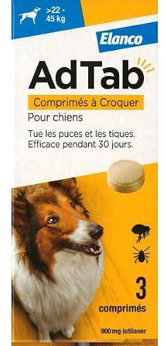 AdTab 3 Compresse Masticabili Cani 900 mg 22-45 Kg