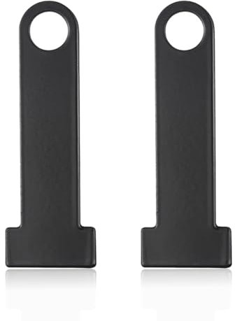 PYEUIFT Chiusura a Fibbia a Sgancio Rapido per Casco Moto, Cinghia per Casco D-Ring Lock, 2 PCS Fibbie Lucchetto Casco Dispositivo Intelligente Antifurto Moto - Argenteo