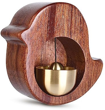 siduytin Holz Türklingel, Tierform, sanfte Klangglocke im japanischen Stil, Lodestone, zum Aufhängen, Saugöffnung, Windspiel, Heimladenbesitzer, Vogel