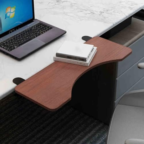 Onxyrbyte Tavolo Prolunga da Scrivania,Prolunga da Scrivania Pieghevole,Estensione da scrivania,Pieghevole a 90°,Senza Perforazione,Non Facilmente Deformabile,per Scrivanie Ufficio Tavoli Pranzo