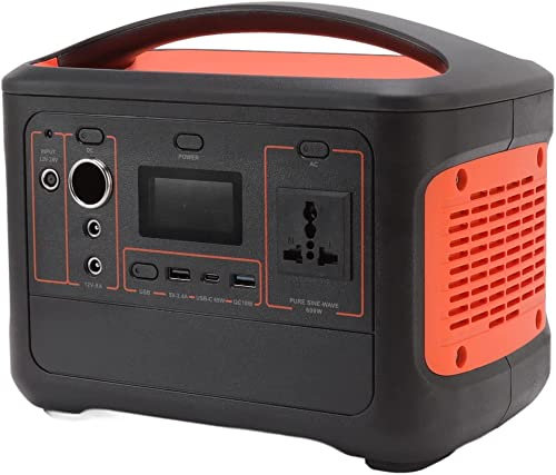 IYUESQ Centrale électrique Portable 600 Wh, générateur Solaire à Batterie au Lithium de Stockage d'énergie 153 600 mAh, Centrale électrique 230 V/600 W AC + USB + DC pour Le Camping, la m