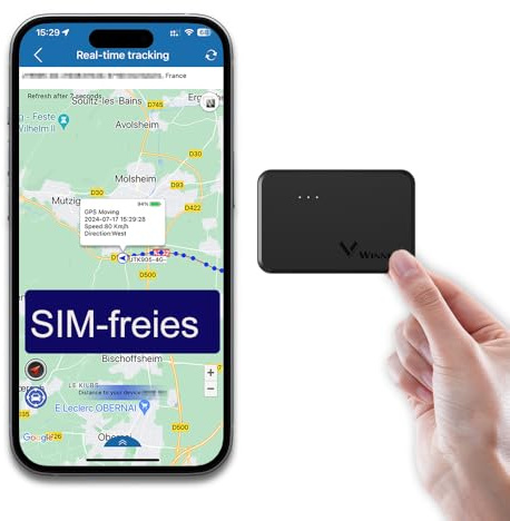 Rastreador GPS Winnes TK903E Mini 4G Versión Global Sin Tarjeta SIM 60 Días en Espera Imán Potente Seguimiento en Tiempo Real Alarma Recordatorio Dispositivo de Rastreo GPS Pequeño y Portátil para Aut