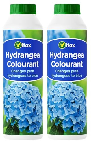 Hydrangea Colourant – Pack of 2 x 250g Powder to Enhance Blue Hydrangea Blooms | Easy-to-Use Soil Additive for Acid-Loving Plants | Encourages Rich Blue Flower Colour