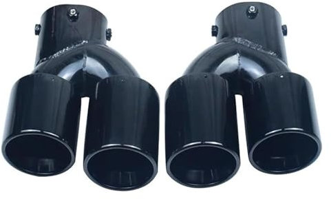 Heckkehle Für B&MW G20 G21 M340i G42 M240i Performance-Auspuff-Schalldämpfer-Spitze Auto-Auspuff-Endrohr Auspuff-Endrohr(Schwarz)