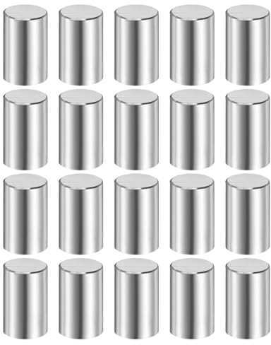 QUARKZMAN 20 Stück Zylinderstifte Rostfrei, 10 mm x 16 mm Spannstift Passstift, 316L Metallstifte Edelstahl, Dübelstifte Bolzen Metall für DIY, Möbel, Bastelprojekte