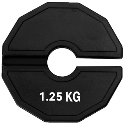 Qusedwey Dischi di Pesatura Frazionaria per Manubri - Dischi in Gomma Frazionari per Manubri Aggiunta/Cambio 1.25kg