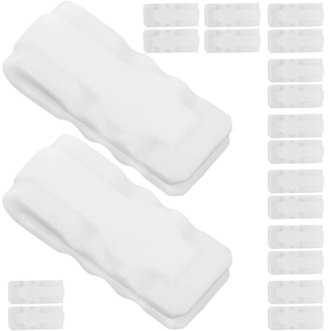 WEKADRIN Clip per Sacchetti Sigillanti Alimenti 25 Pezzi Maniglia Scorrevole Clip di Chiusura Sottovuoto in Plastica Resistente per Conservazione Ermetica Utensile Salvaspazio per Cucina