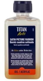 Barniz Cuadros Satinado Oleo Y Acrílico Titan 250 Ml