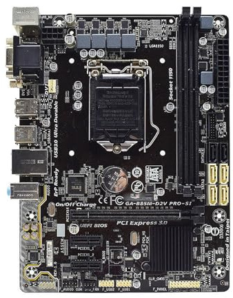 Placa Madre Placa Base Fit For Gigabyte GA-B85M-D2V Pro-SI Compatible con i5-4670K 4670S i7-4790K 4770K i3-4130 CPU DDR3 1600MHz LGA1150 mATX