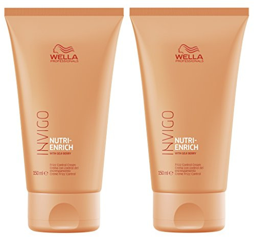2er Nutri Enrich Frizz Controll Stylingcreme Invigo Wella Professionals mit Goji Beeren je 150 ml = 300 ml