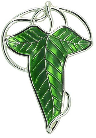 Le Seigneur Des Anneaux Feuille de Lorien Indifférent Pin's vert Métal
