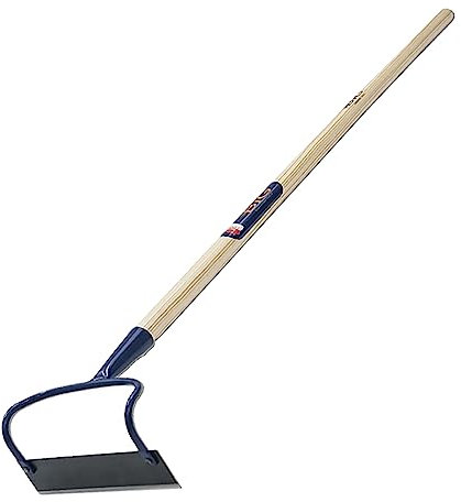 Zappa da Giardino con Doppia Struttura in Acciaio di qualitr con Manico Lungo in Legno di Pino, diserbante per Giardino, Erbacce, Erbacce da Giardino, 120 cm