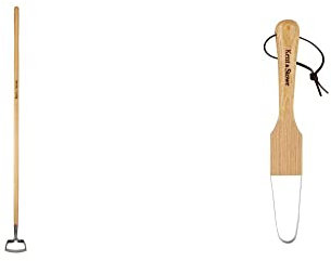 Kent & Stowe Langstiel Pendelhacke – Gartenhacke aus Edelstahl, durchtrennt Unkraut mühelos & Unkrautschlinge – Unkrautjäter aus stabilem Edelstahl zum Durchpflügen, Länge: 32 cm