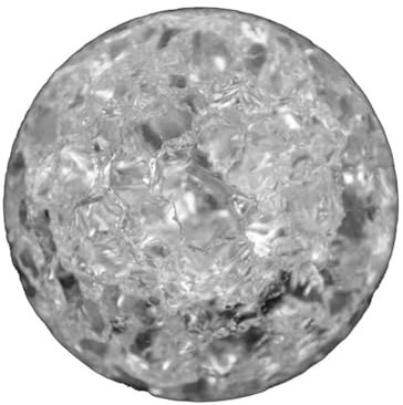 Yinxi 1pc 40mm Transparent Ice Cracker Waterscape Decoration Cracked Crystal Glass Ball Ornaments Fountain Rockery Hanging Accessories