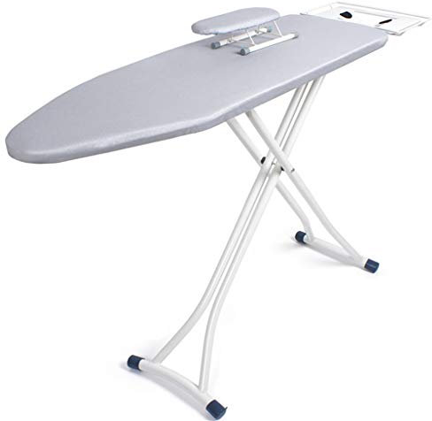 ASHILD Tabla de Planchar para Hotel, Estante de Planchado Liso Reforzado, Centro de lavandería, Tienda de Ropa, Soporte para Plancha de Vapor para Dormitorio