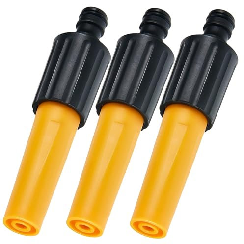 3 Pieces Hose Nozzles, Garden Hose Nozzle Spray Gun Water Hose Nozzle Sprayer Adjustable Hose Nozzles for Watering Plant, Lawn, Garden, Car Washing, Showering Pet
