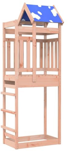 vidaXL Torre da Gioco 85x52,5x239 cm in Legno Massello Abete Douglas