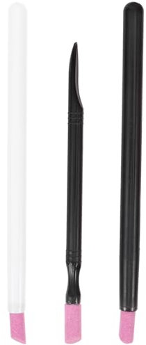 minkissy Nagelstift 3 Stück Dual End Nagelhaut Entferner Stift Langlebig Nagelpflege Stift Für Maniküre Und Pediküre Professionell Leicht Tragbar