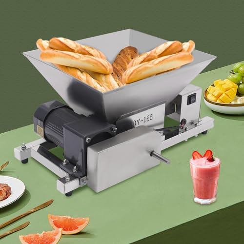 Moulin à fruits, électrique, 60 W, 4 l, 75 tr/min, pour fruits et pain, fruits commerciaux, pain, sucre brun, machine à broyer électrique, argent