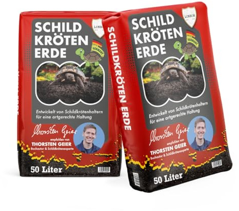 Schildkrötensubstrat 100L Schildkrötenerde ohne Dünger | Feinkrümelige, ungedüngte Erde für Terrarium und Gehege, grabfähig, ideal für die Winterstarre & Rückzugsbereiche.