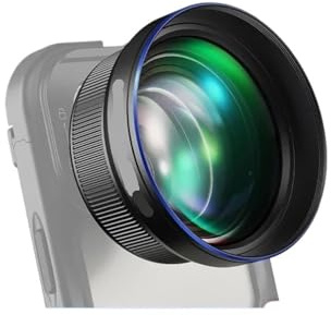 HD 85-mm-Teleobjektiv for Smartphones mit 17-mm-Rückplatte, 2,5-fache Vergrößerung, kompatibel mit iPhone, Samsung und Cage Case
