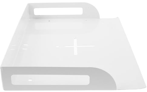 MERRYHAPY Projector Wall-mounted Shelf Metal Modem Router Cable Box Tray Bracket High Capacity Projector Ceiling Replacement Tray for Home Office Bathroom Quick Installation Mount
