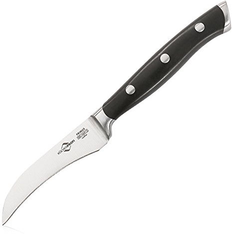 Küchenprofi Schälmesser PRIMUS | Klinge 9 cm | gehärteter Klingenstahl | robust & korrosionsbeständig | ergonomische Kunststoffgriffe | Gebogenes Messer für Obst & Gemüse | Obstmesser scharf