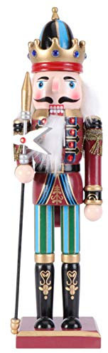 BESPORTBLE Wooden Walnut Soldier Nutcracker Ornaments Christmas Decor Desktop Puppet Decor