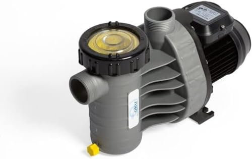 poolomio® Poolpumpe Aqua Plus 8 (8,0m³/h) - selbstansaugende Filterpumpe 600W mit Vorfilter - laufruhige Umwälzpumpe für Pools bis 40m³ - geeignet für Filterkessel mit Ø 400-600 mm