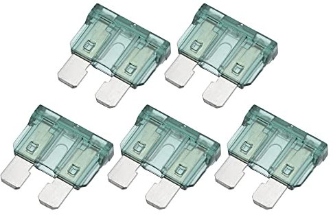 A ABSOPRO 5pz Lama Stile Fusibili 1A Lama Stile Fusibili per Auto Barca Verde