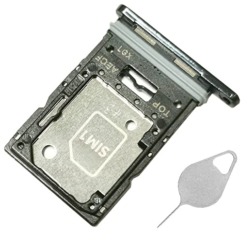 Galaxy A53 5G SIM Card Tray Dual Replacement A53 5G Sim Card Slot Holder for Samsung Galaxy A53 5G SM-A536U A536U1 A536E A536 A536W S536DL Sim Card Tray Repair Part with Opening Needle (Black)