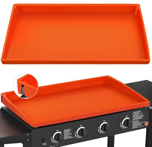 LotFancy Silicone Griddle Mat for Blackstone, 36 inch Full Coverage Wrap Silicone Griddle Cover, Heavy Duty Food Grade Protective Grill Mat from Outdoor Dust, Dirt, Bugs, Rust All Year Round