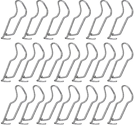 Lot de 20 clips de fixation pour treillis de de jardinage, piquets réglables en plastique, boucle de fixation pour treillage de, support de tuyau pour serre