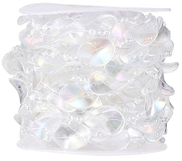 STOBOK 1 Rolle Acrylkette Blumenvorhang Grace-dekor Diamanten Für Blumensträuße Band Zum Basteln Kronleuchter Perlenkette Blumenvorhänge Perlenvorhang Kristall Dekorativer Streifen