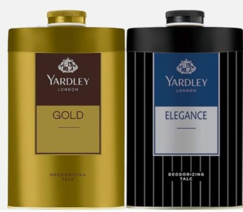 NM SELECT 1 x 100 g Yardley Elegance + 1 x 100 g Yardley Gold Parfümiertes Talkumpuder für Herren